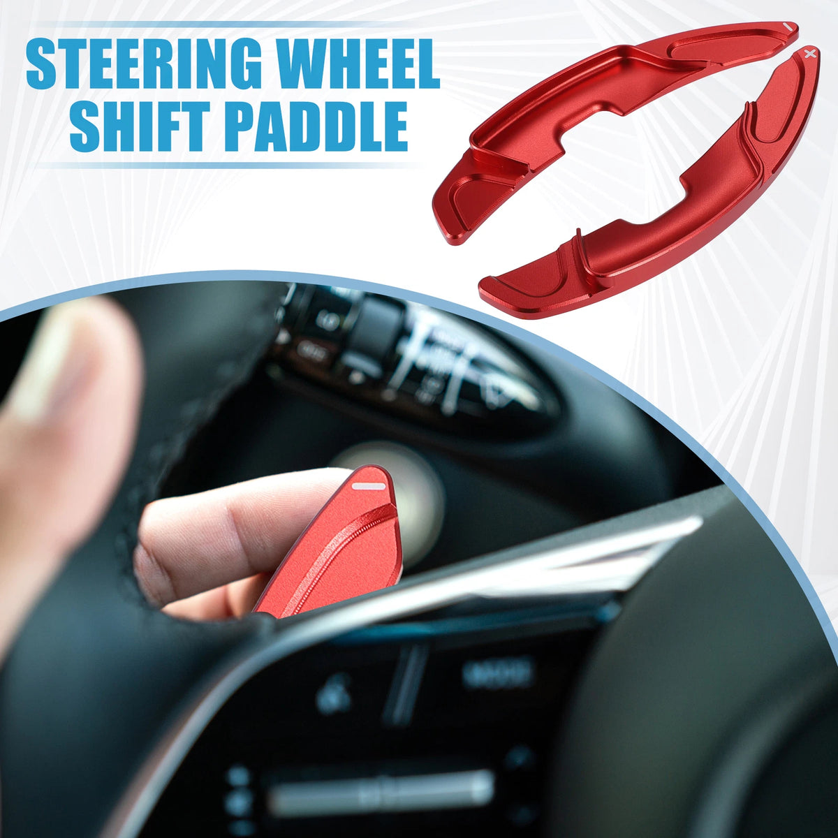 Steering Wheel Shift Paddle Covers for Lexus ES200 ES260 ES300h (2018-2021)