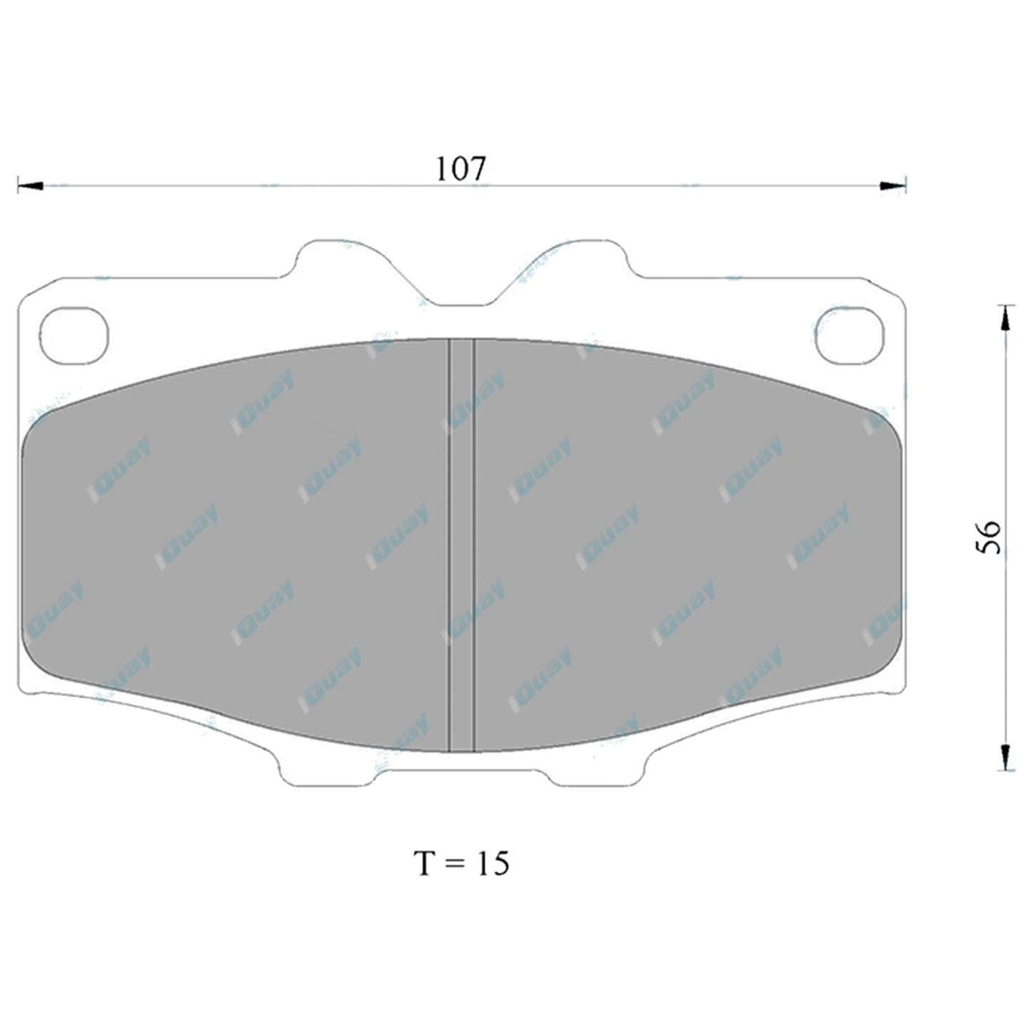 Front Disc Brake Pad Set for Landcruiser BJ42 FJ45 HJ45 HJ47 1980~84 40 Series