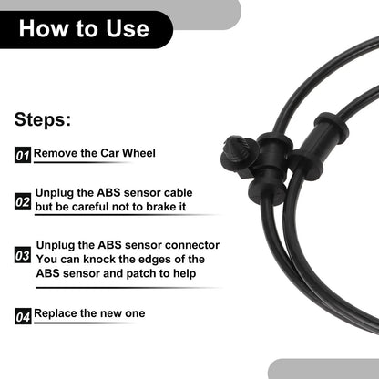 ABS Wheel Speed Sensor for Dodge Ram 2500 3500 Laramie (2003-2010)