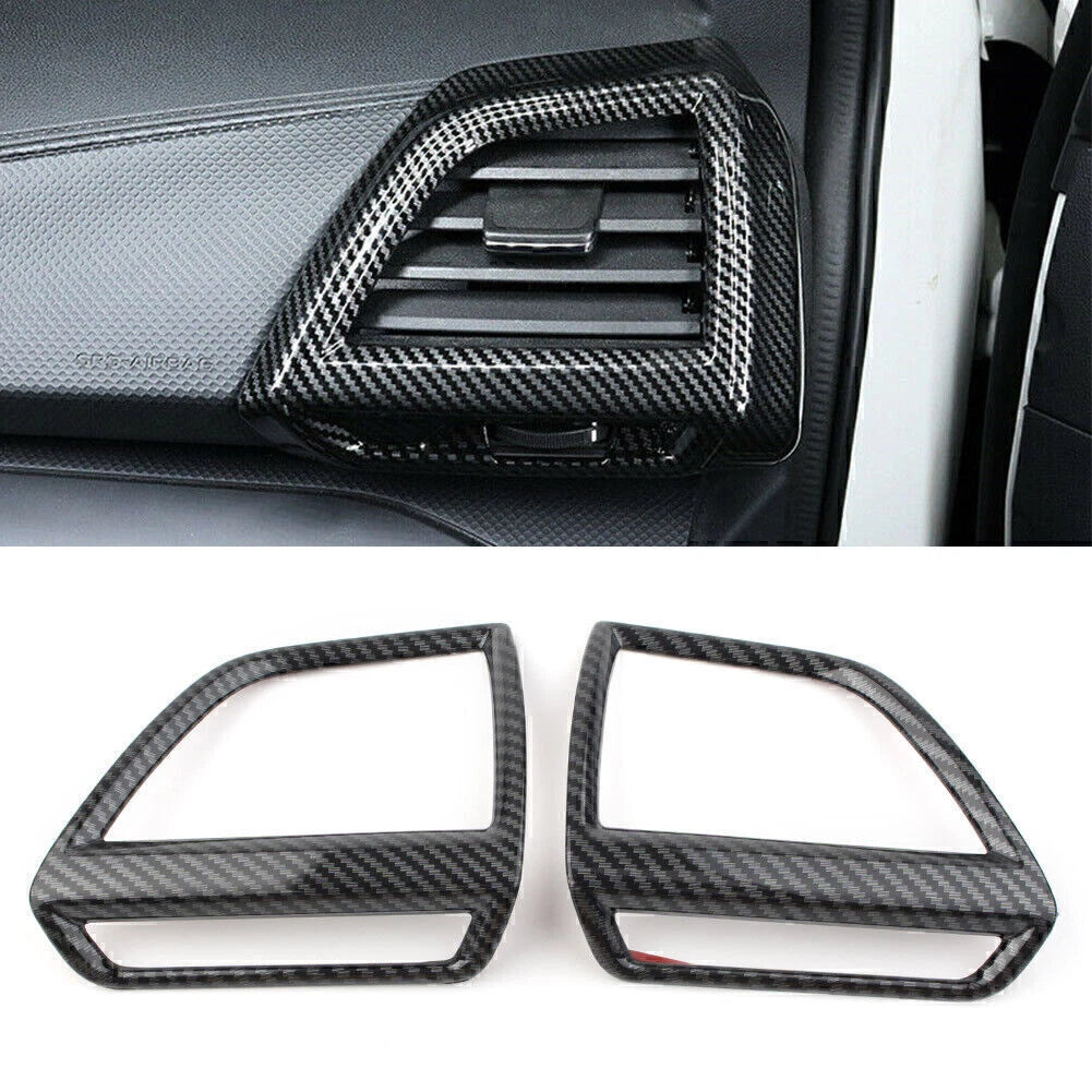 LHD Carbon Fiber Air Vent Outlet Cover Trim for Subaru Forester (2019-2020)