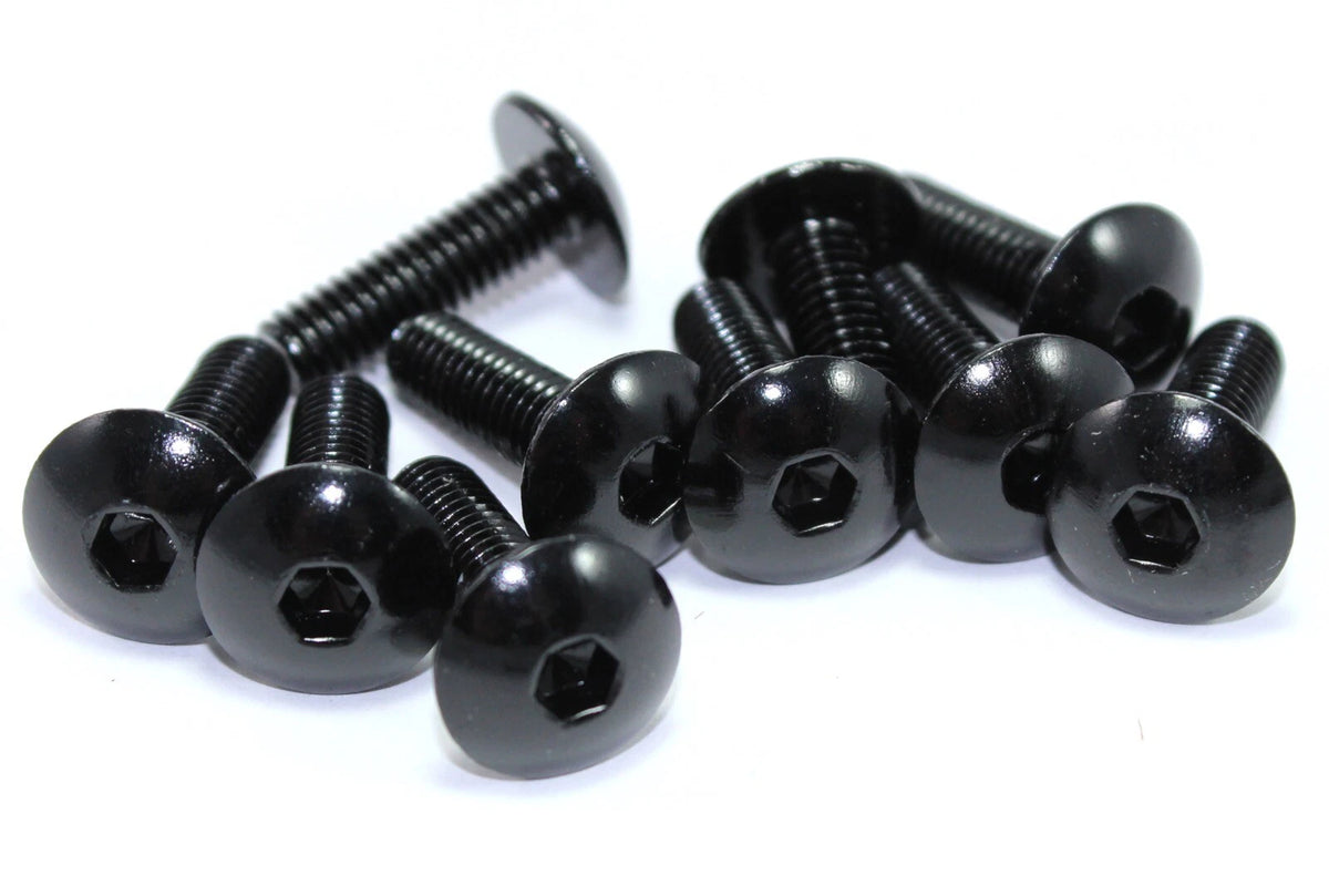 Bolts & Clips / Black Aluminum / Fairing & Screen for BMW S1000RR (2009-2011)