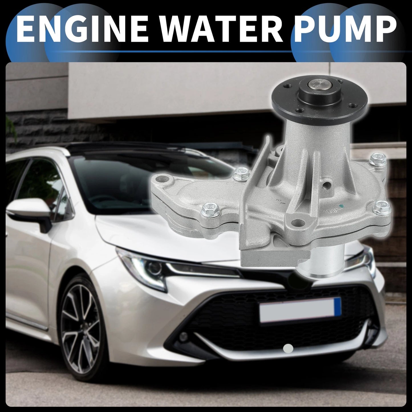 Water Pump with Rubber Ring for Toyota Corolla (1993-1997)