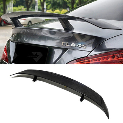 Real Carbon Fiber Rear Spoiler GT Style Trunk Wing Fit For Benz CLA W117