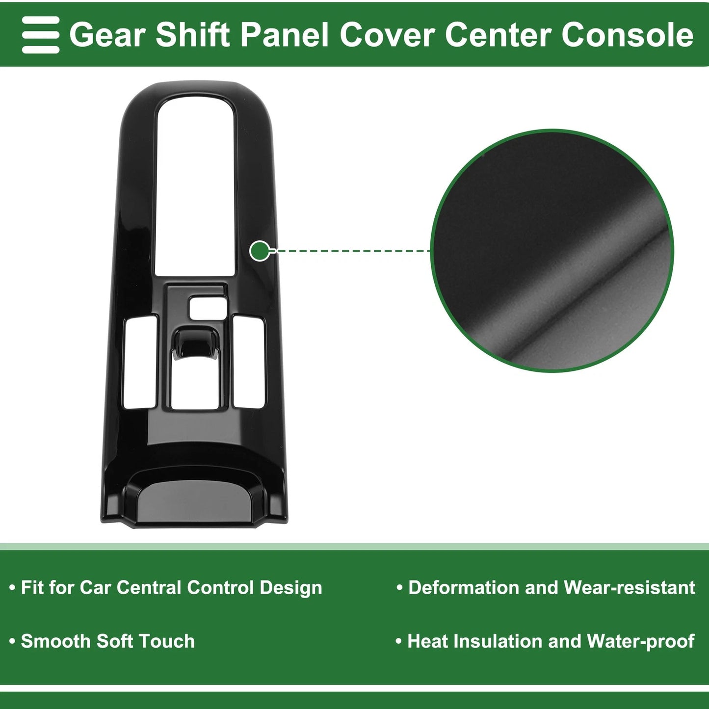Central Control Gear Shift Panel Trim Cover for Toyota Prius (2016-2023)