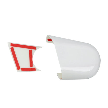 White Side Mirror Base Trim Cover for Jeep Wrangler JL Gladiator JT (18-22)