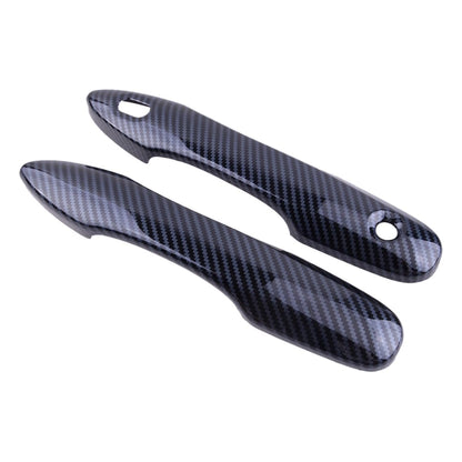 4 x Carbon Fiber ABS Door Handle Trims for Toyota Corolla Hatchback (2019-2021)