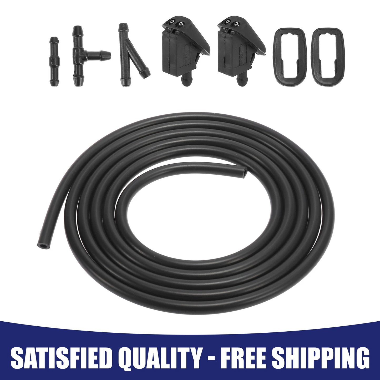 Windshield Washer Nozzles 2 x for Ford Fiesta (2001-2007)