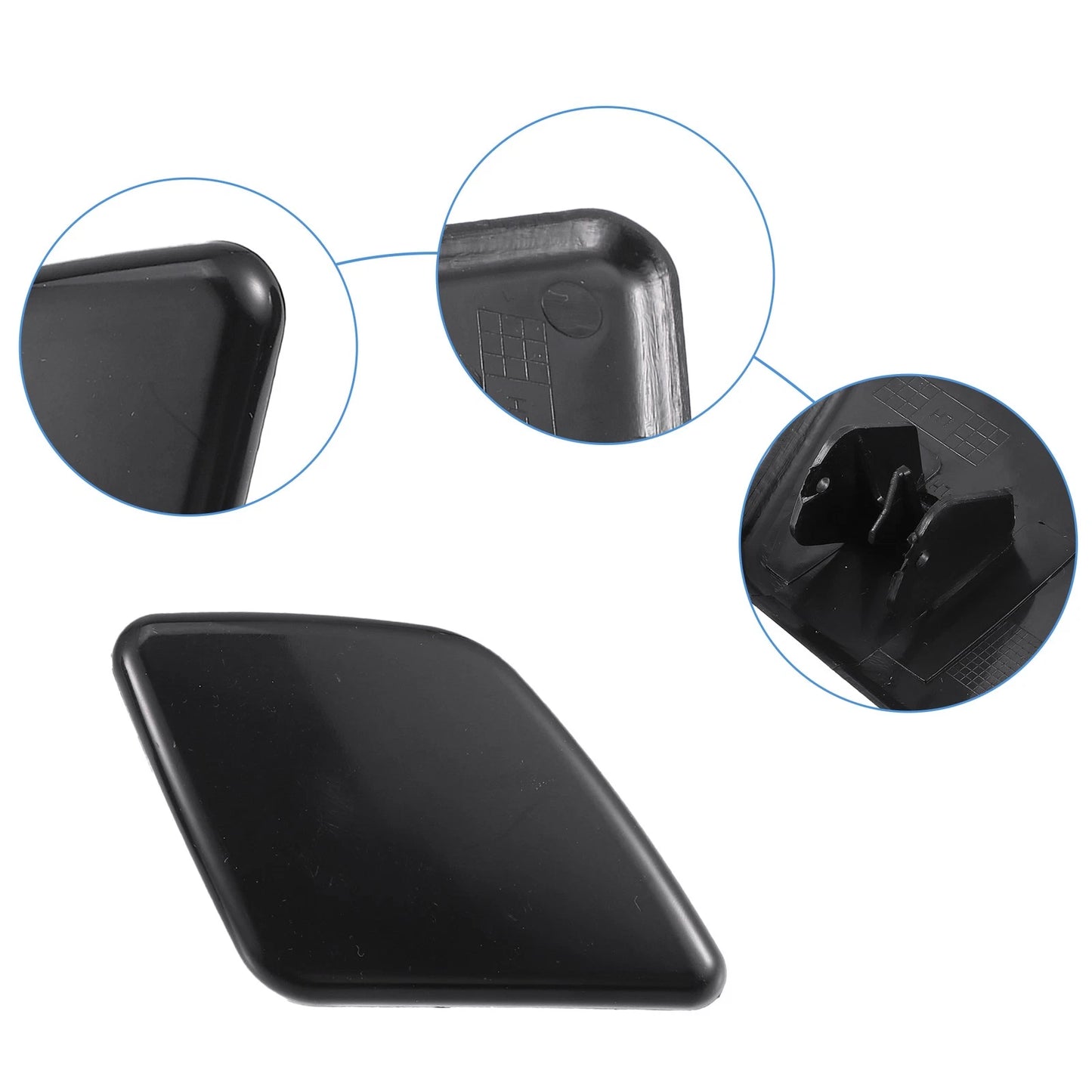 Front Left Right Bumper Headlight Washer Nozzle Covers for Volvo XC90 (2003-2015)
