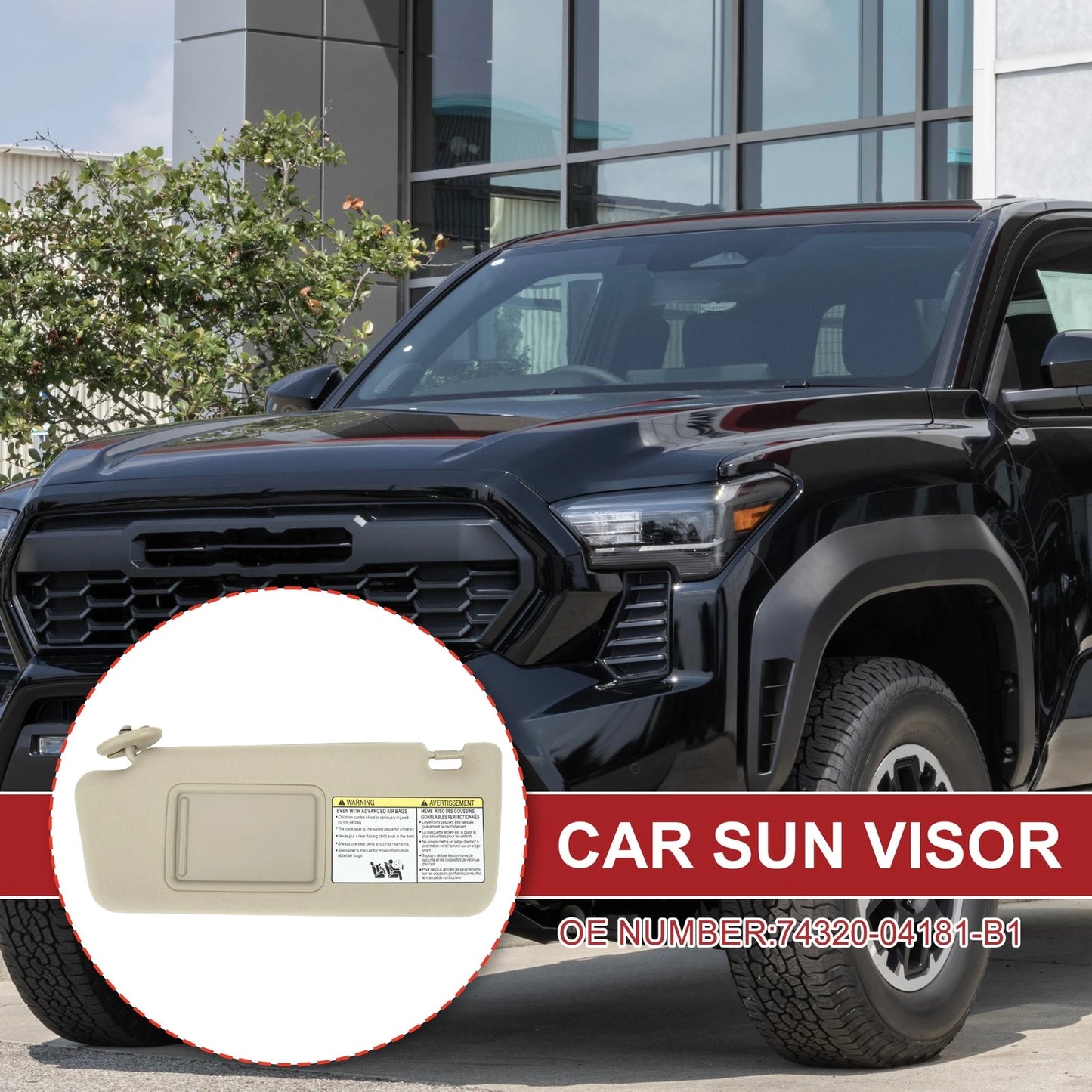 Sun Visor for Toyota Tacoma 2005-2011 Left Driver Side