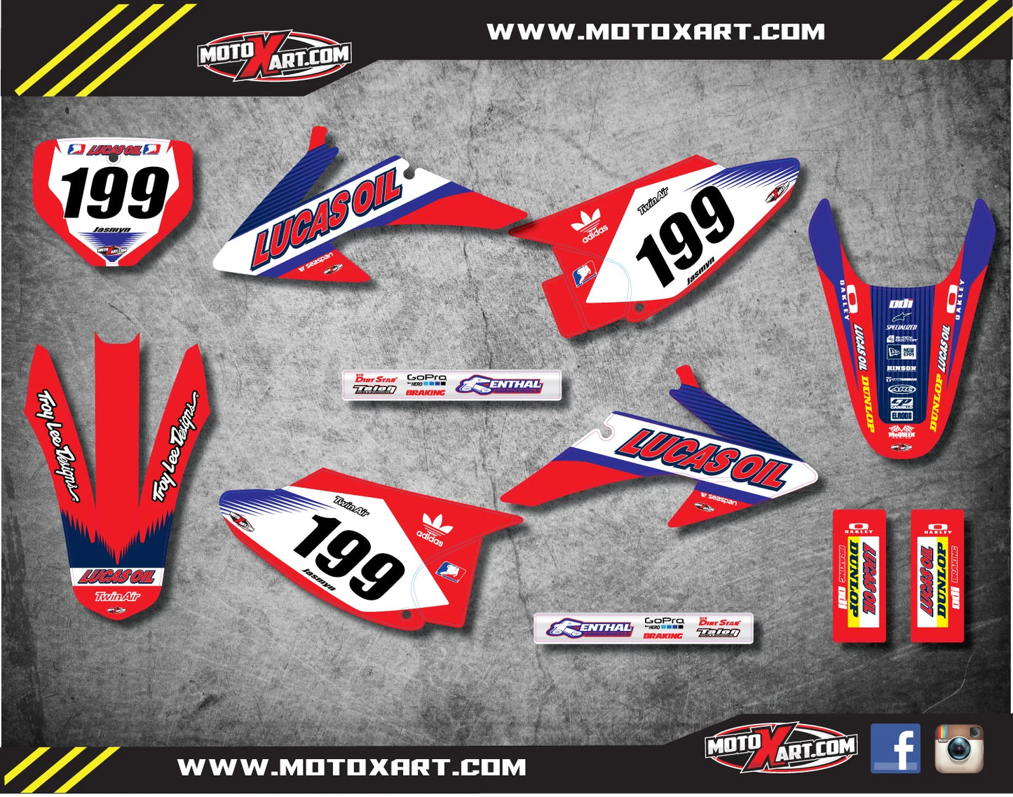 Custom Graphic Kit for Honda CRF 150F (2008-2014)