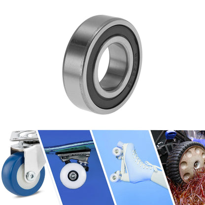 2RS Deep Groove Ball Bearings / 28x58x16mm / 1 Pc Silver Tone for Make Model