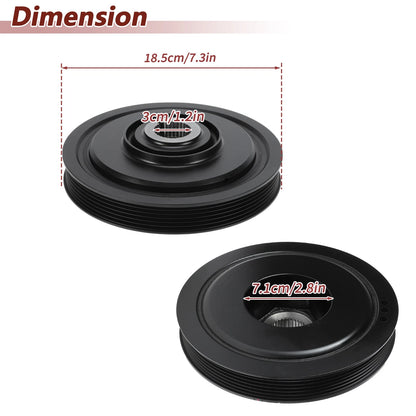 Harmonic Balancer Crankshaft Pulley for Acura MDX / Honda / Saturn