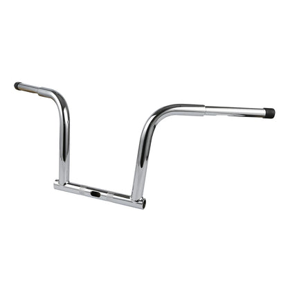 12" Chrome Rise Handlebar for Harley Dyna FXDB, Fat Bob FXDF (2006-2017)