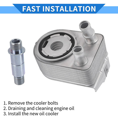 Engine Oil Cooler with Seals & Bolt for Jeep Renegade Cherokee (2015-2023)