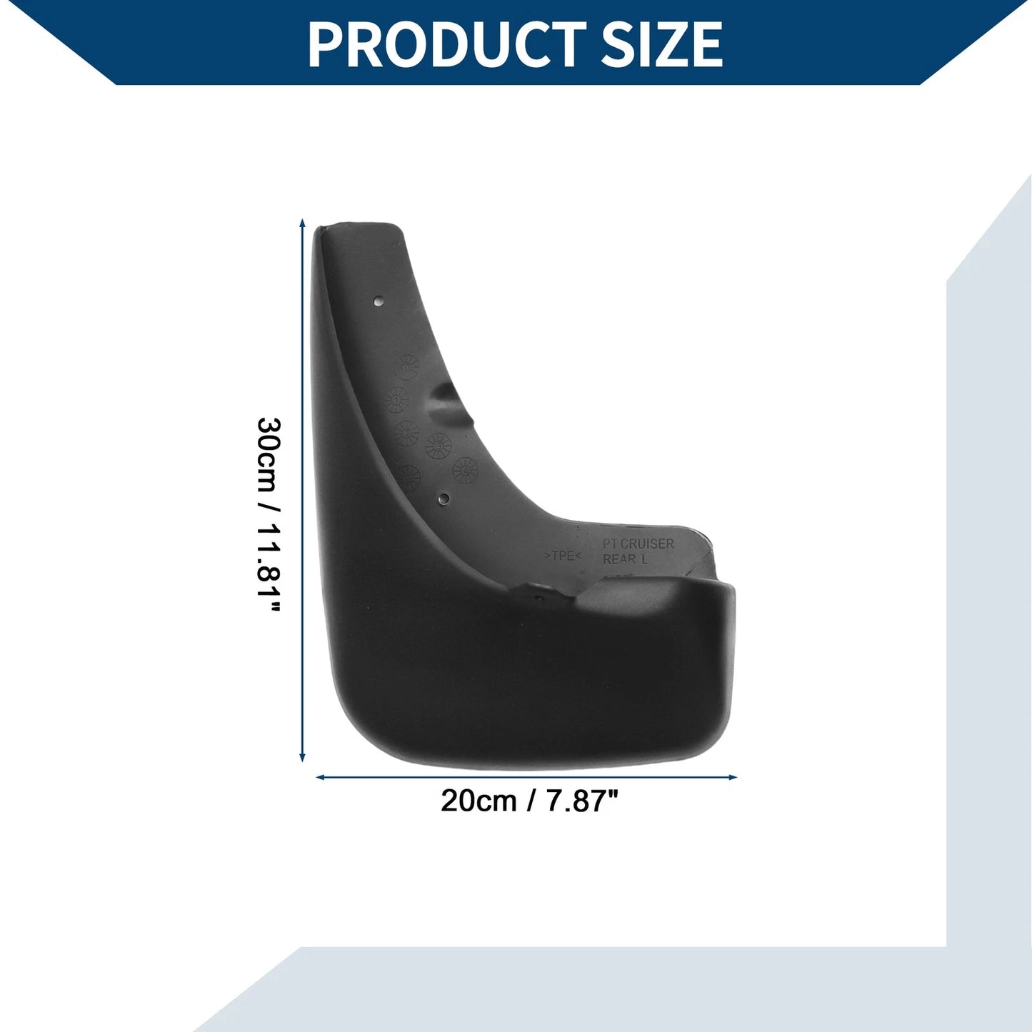 Mud Flaps Splash Guards for Chrysler PT Cruiser (2006-2009)