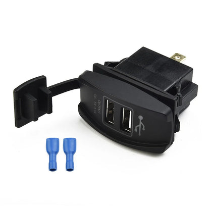 Dual USB Power Charger Rocker Switch for Car/Boat 12V