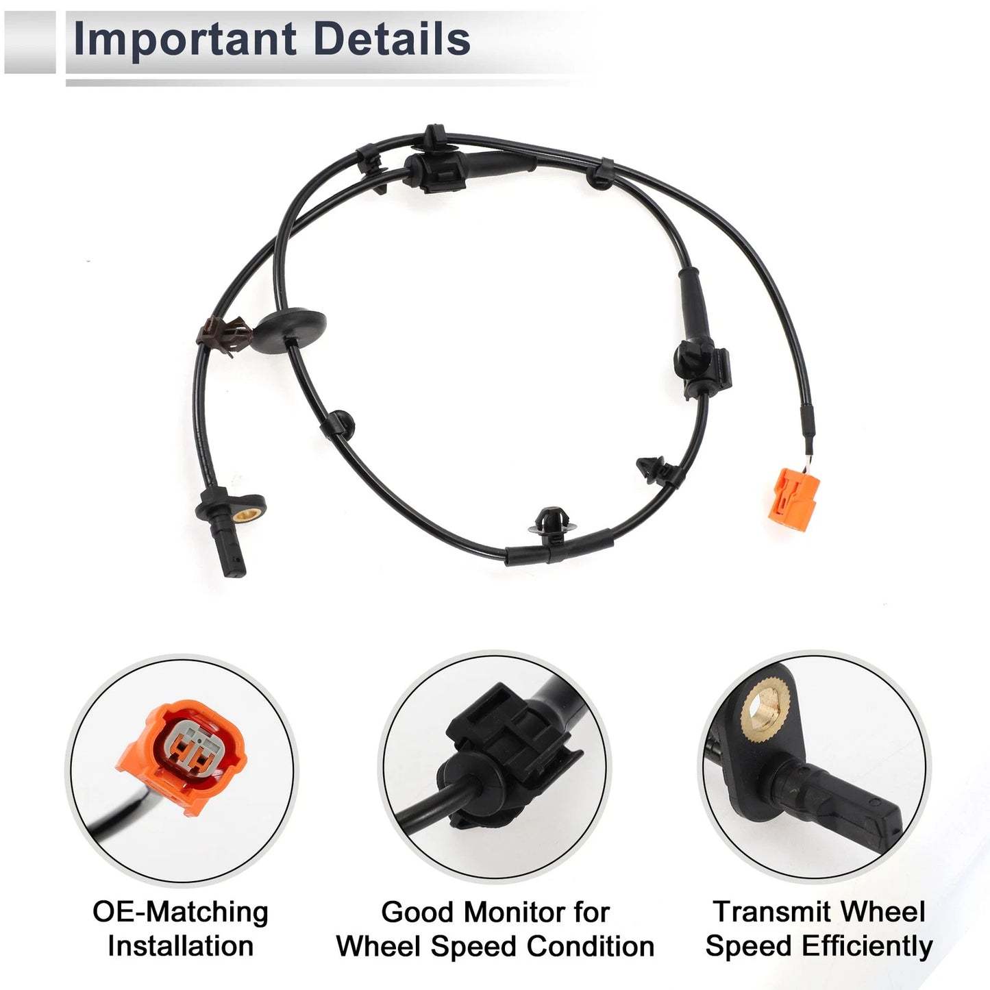 ABS Wheel Speed Sensor for Honda Jazz II (2002-2008)