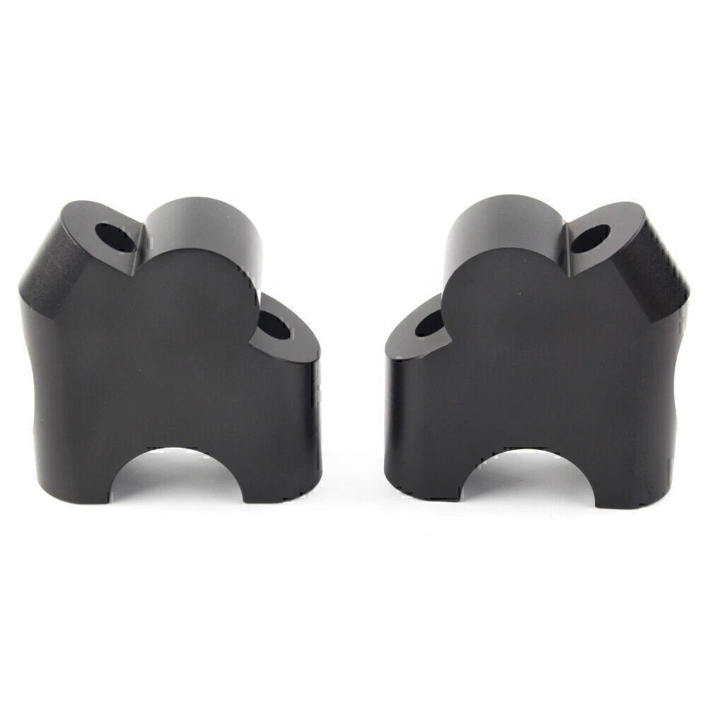 Black HandleBar Bar Risers Mount Clamp Adapter for BMW F800R (2015-2017)