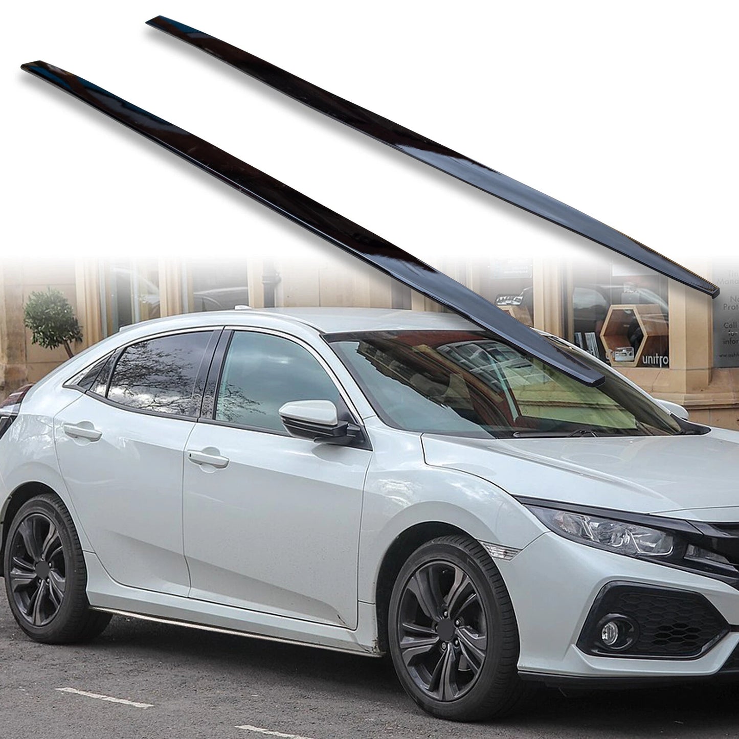 Side Skirt Extension Panel for Honda Civic 10th (2016-2021)