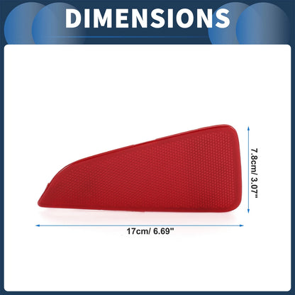 Bumper Reflector for Ford Focus MK4 (2018-2023) Red 1pc Rear Right