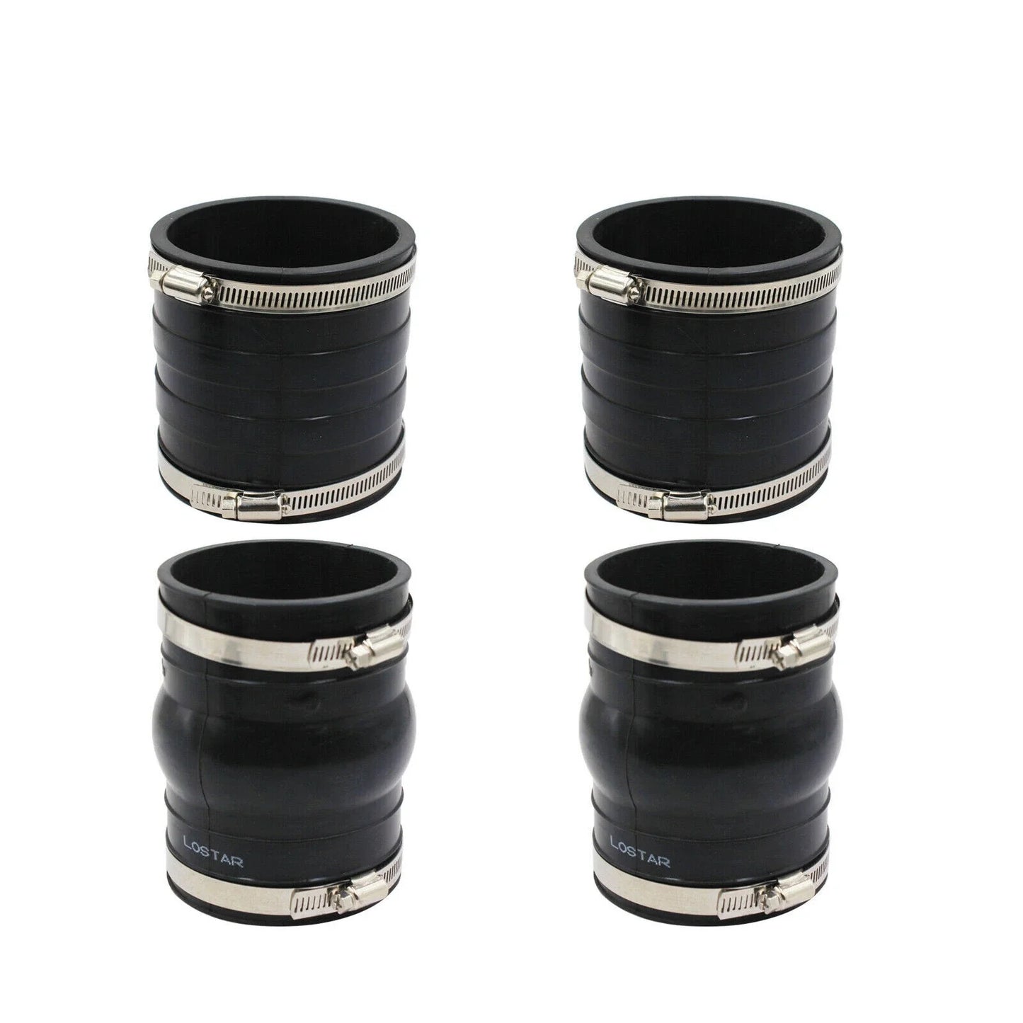 Exhaust Hose Bellows for OMC Volvo Penta 4.3/5.0/5.7 Upper/Lower Rubber Coupler