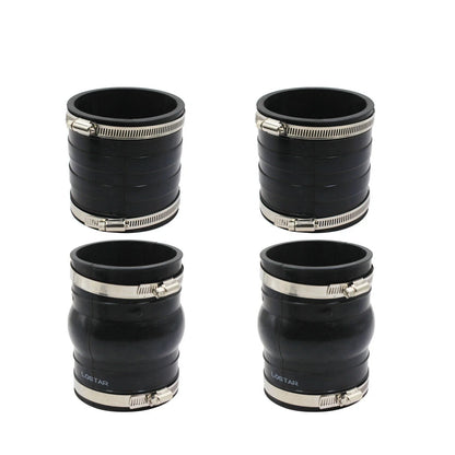 Exhaust Hose Bellows for OMC Volvo Penta 4.3/5.0/5.7 Upper/Lower Rubber Coupler