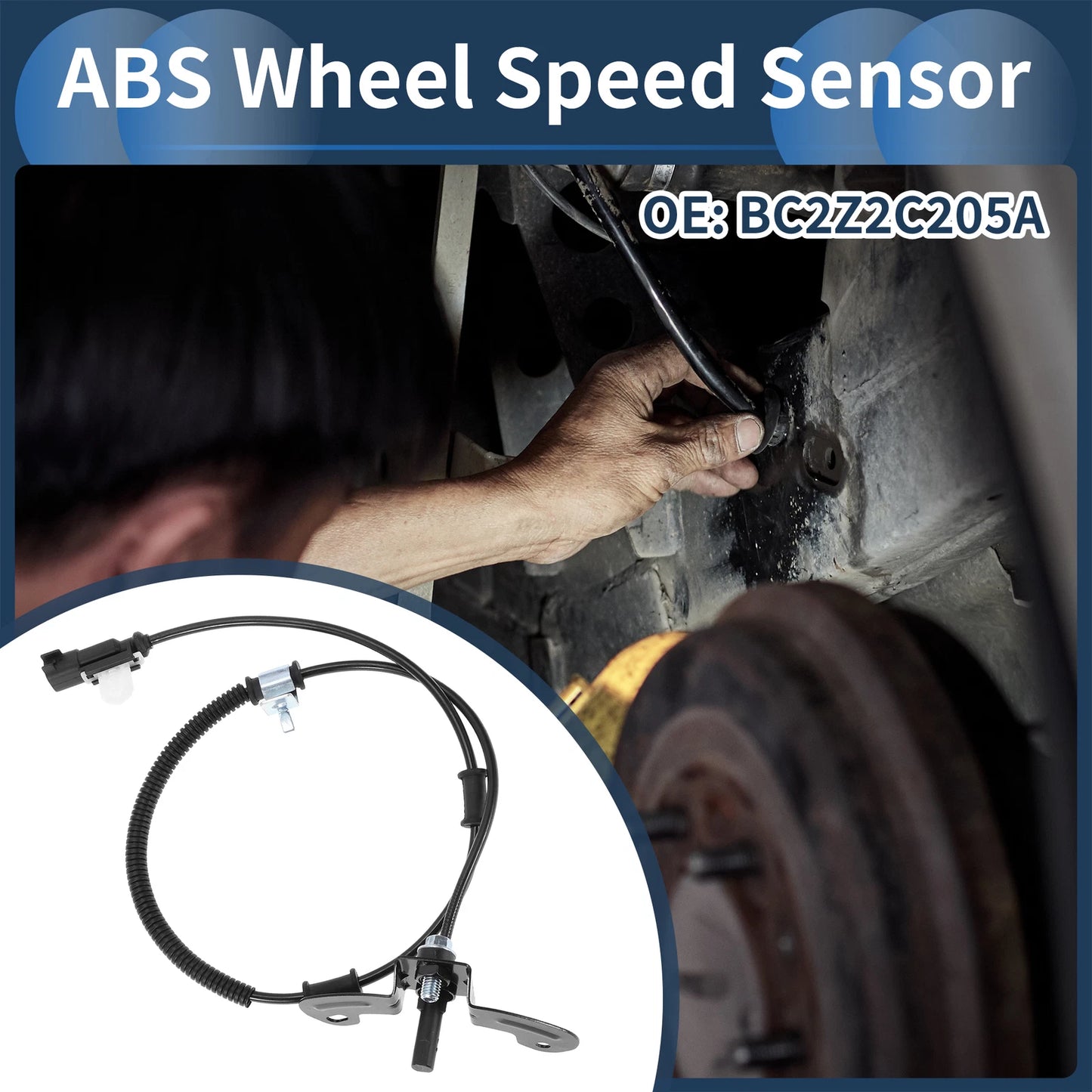 ABS Wheel Speed Sensor for Ford E-150 (2015-2020)