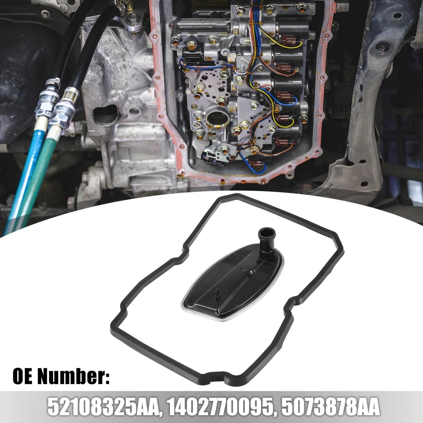 Oil Pan Gasket Kit and Automatic Transmission Filter for Dodge