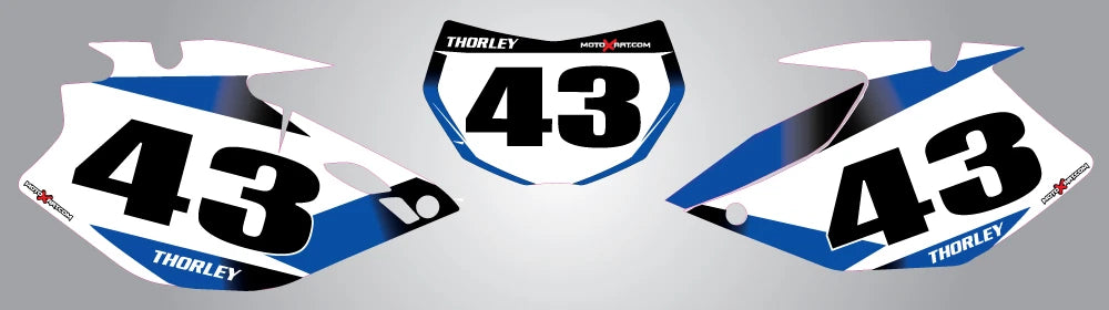 Custom Number Plates & Storm Graphics for Yamaha WR 250 F (2007-2014)