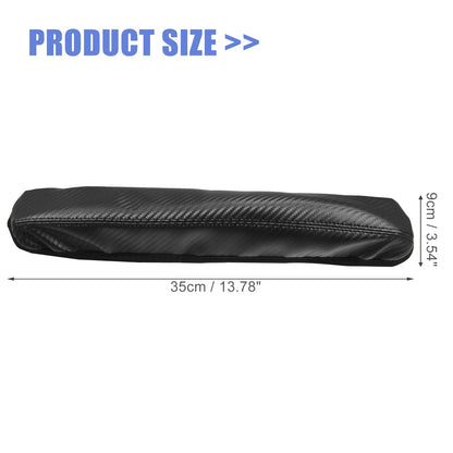2 x Car Center Console Armrest Lid Covers for Toyota Sienna (2021-2022) Black