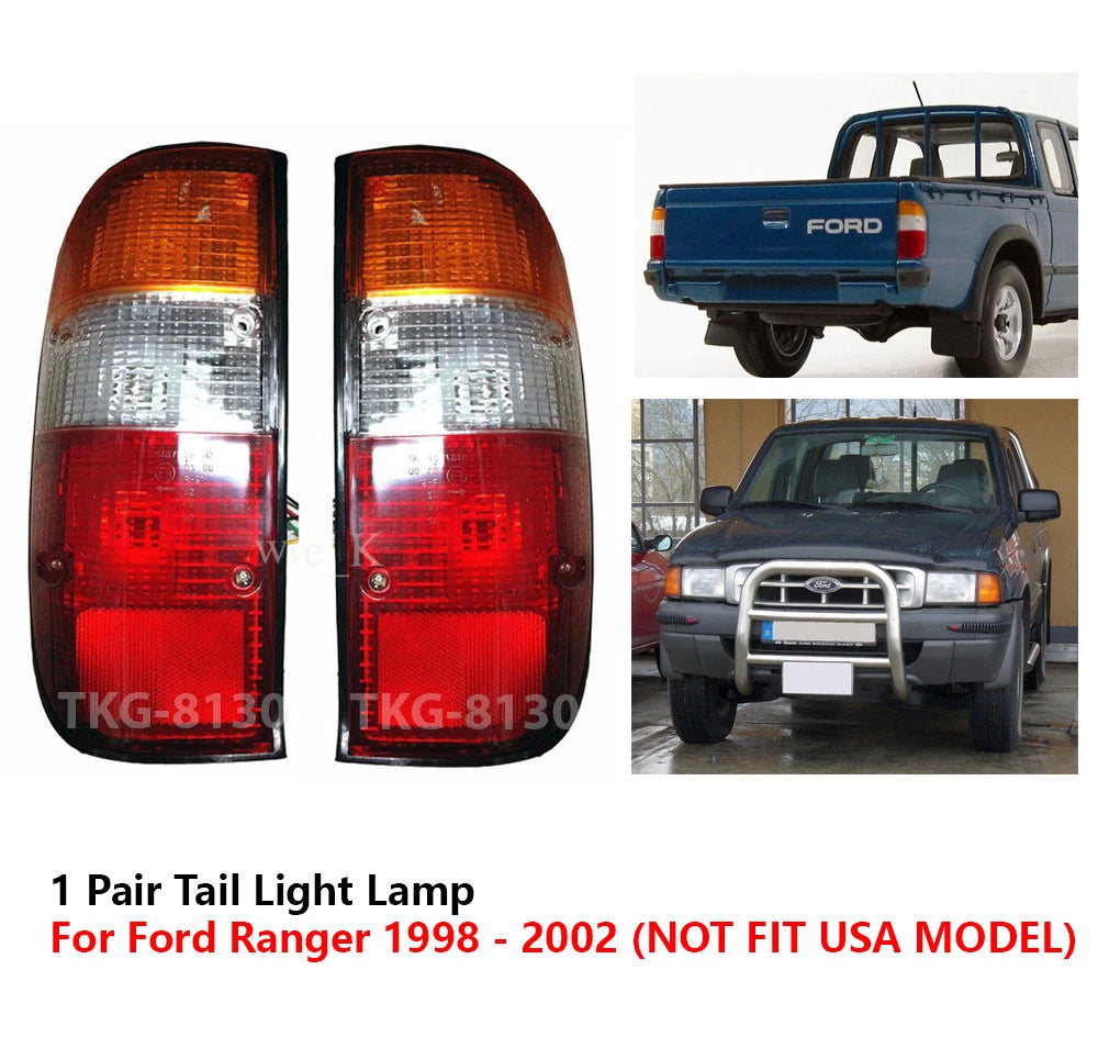 2 x Standard Tail Rear Light Lamps for Ford Ranger Ute(1998-2002)