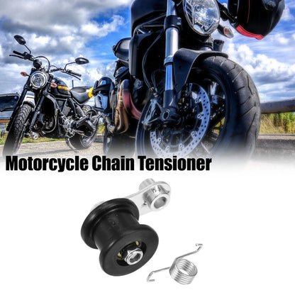 Motorcycle Chain Tensioner Adjuster Set Accessories Black for Massimo MB200