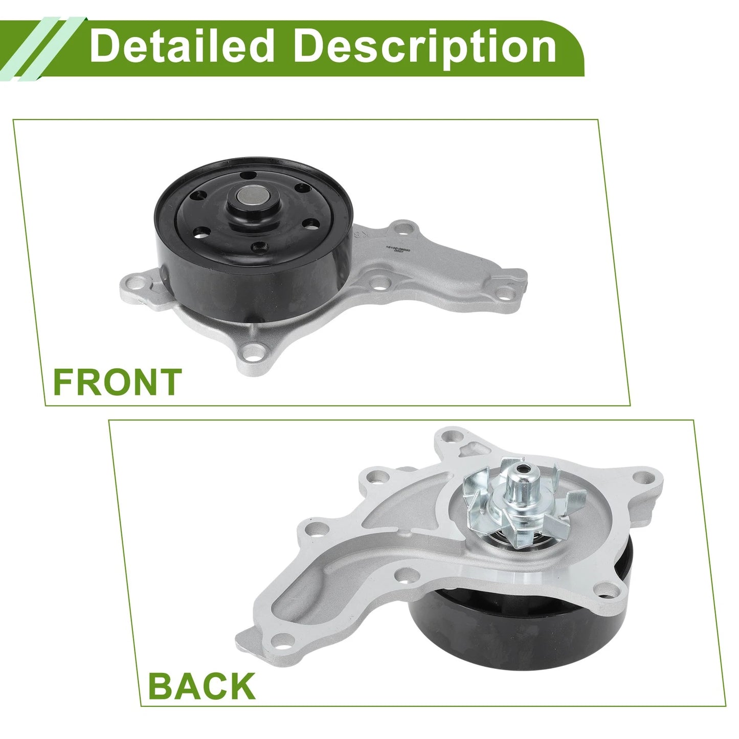 Engine Water Pump for Toyota Camry (2017-2024) - Cooling System Replacement