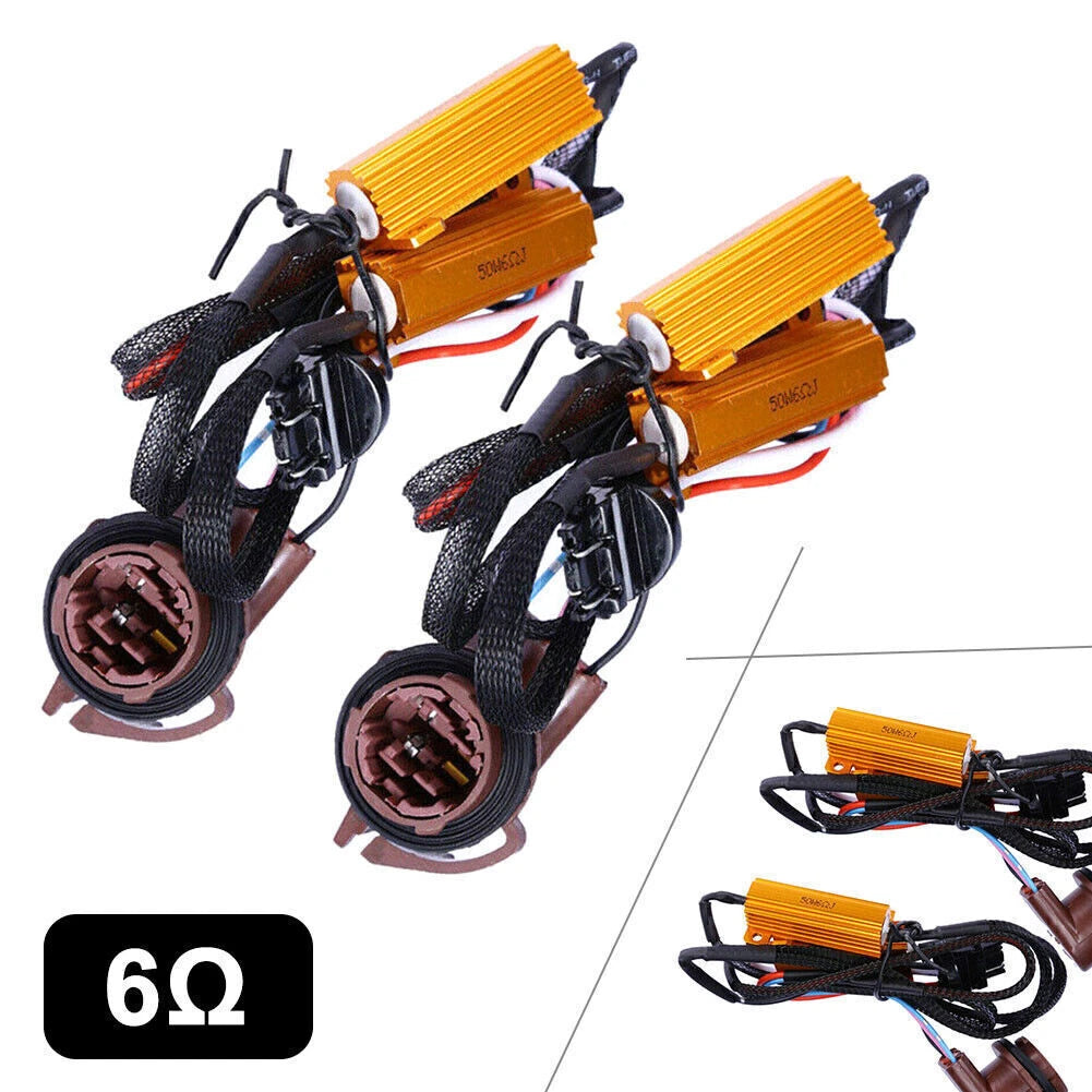 3157 LED Front Turn Signal Load Resistor Adapter for Car (No Hyper Flash)