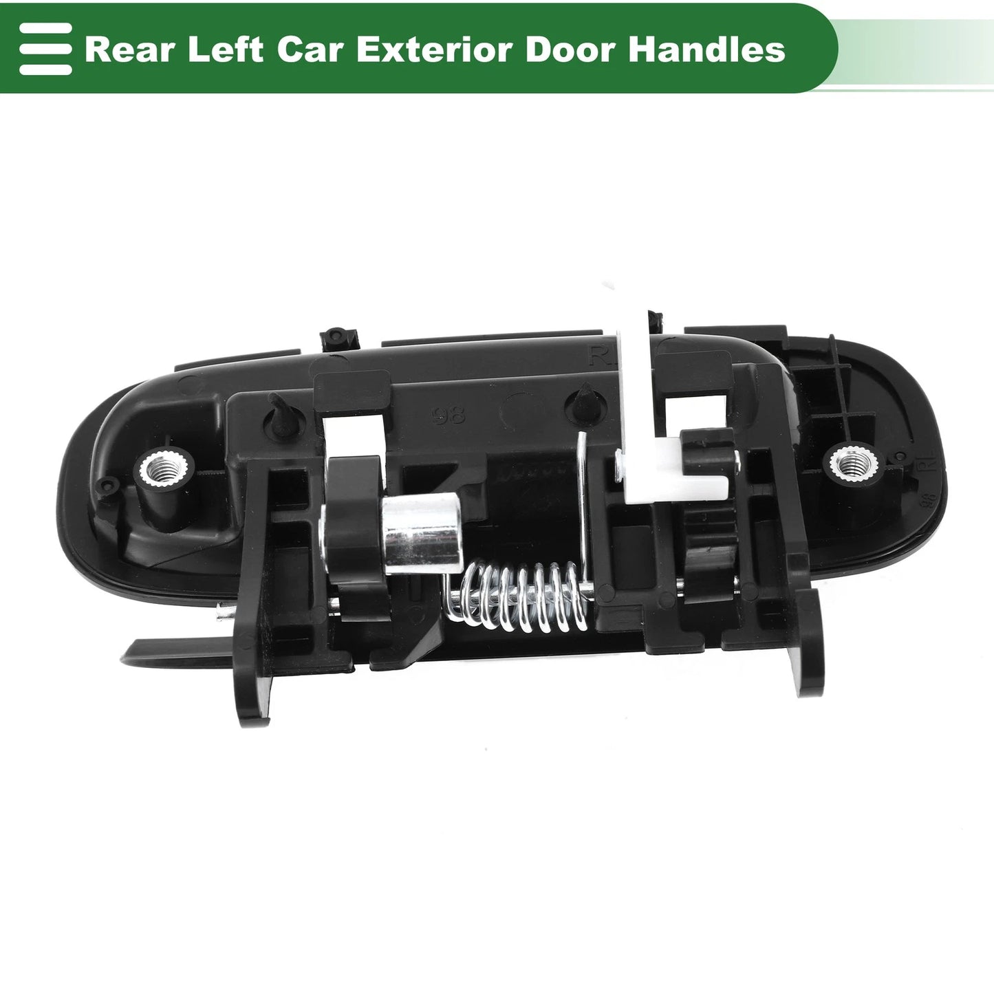 Rear Left Door Handle for Toyota Corolla (1998-2002) Black