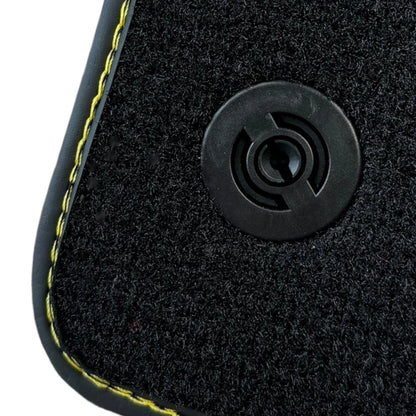 AutoWin Black Floor Mats for Ferrari F8 Spider (2020-2023)