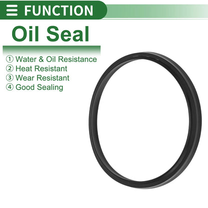 Oil Seal 98x108x6mm NBR Black 5 pcs for Make Model