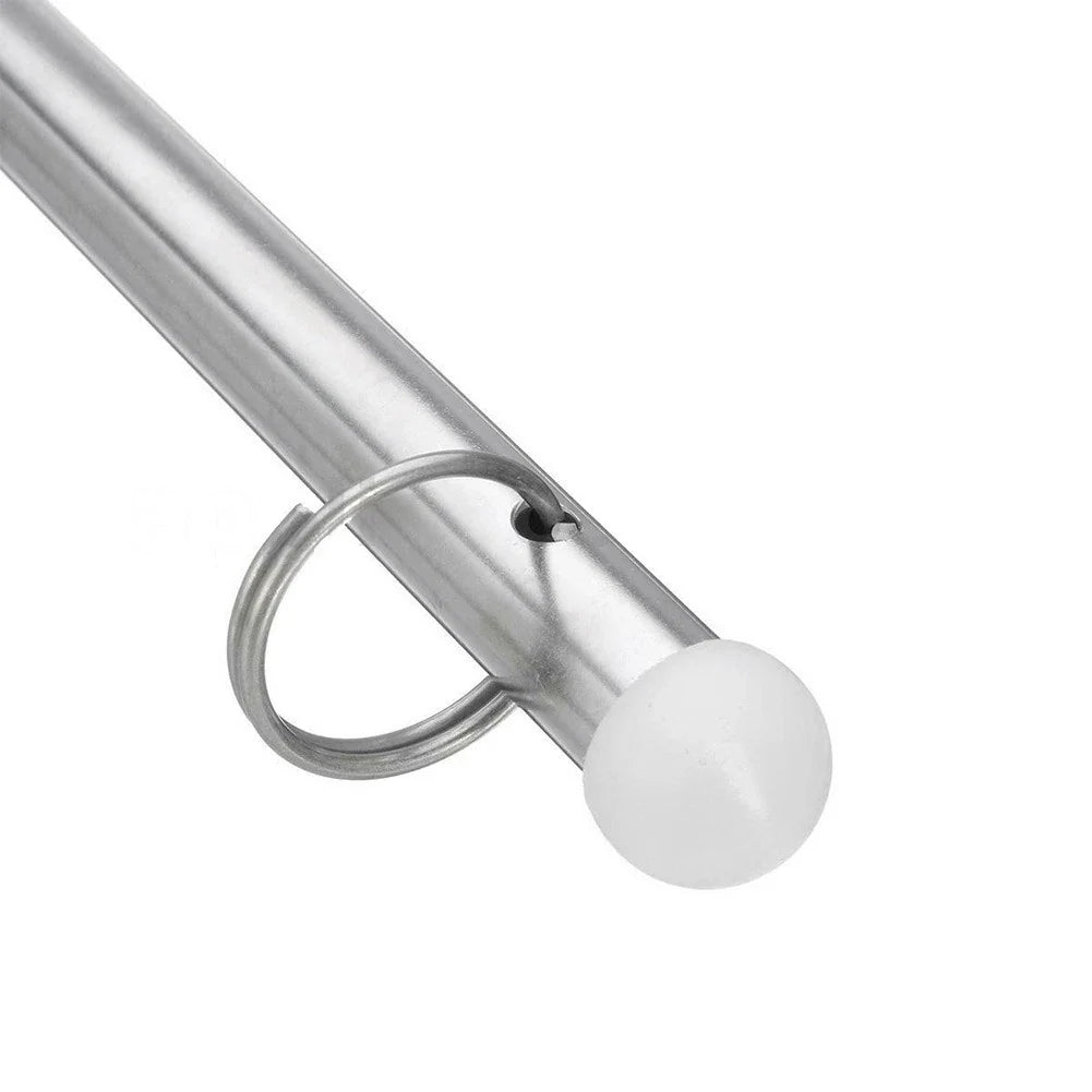 15in Stainless Steel Rail Clamp for Boats Marine Yacht Flagpole