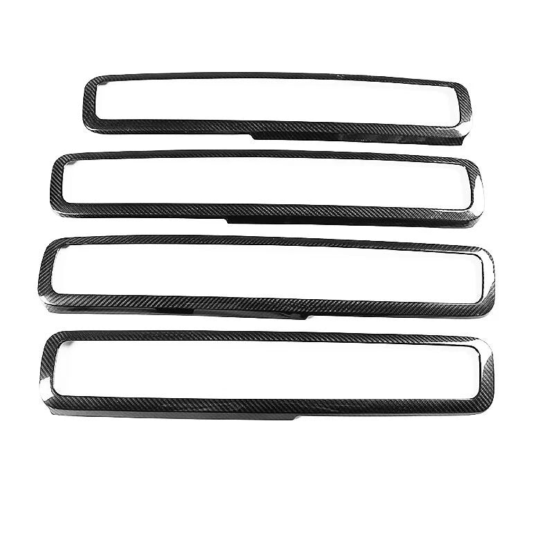 Real Carbon Fiber Inner Door Handle Frame Cover for Benz G500 G63 W464 2019-23