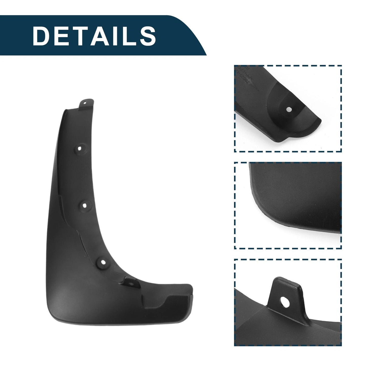 Mud Flaps Splash Guards 1 Set for Toyota RAV4 (2000-2005)