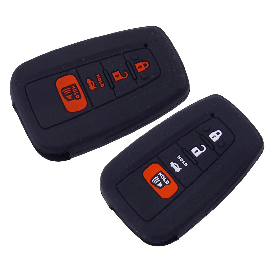 2 x 4 Button Key Cover Case for Toyota Avalon Corolla RAV4 Silicone
