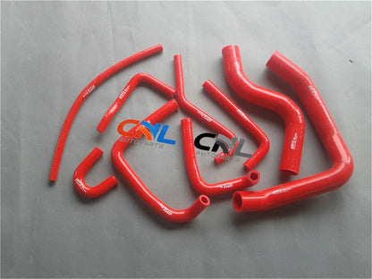 RED Silicone Radiator Heater Hose for Pajero NH NJ V6 3.0 1991-1996