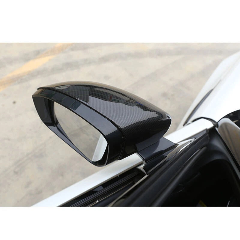 100%Carbon Fiber Stick-on Side Mirror Caps Trim For Range Rover/ Discovery 4/5