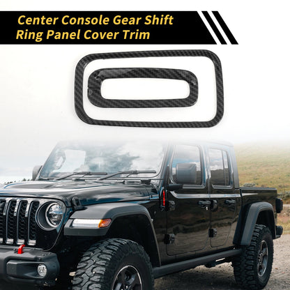 Center Console Gear Shift Ring Cover Trim for Jeep Wrangler (2007-2018)
