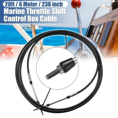 Remote Control Box Cable 1 x 20ft 236Inch for Yamaha Black