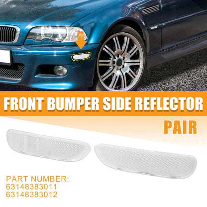 Front Bumper Reflector Side Marker for BMW 325Ci 330Ci 323Ci 328Ci (2000-2006)