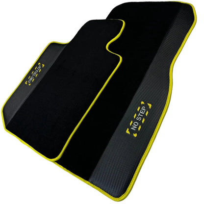 Black Floor Mats for BMW M5 E39 with Carbon (1998-2003) | AutoWin
