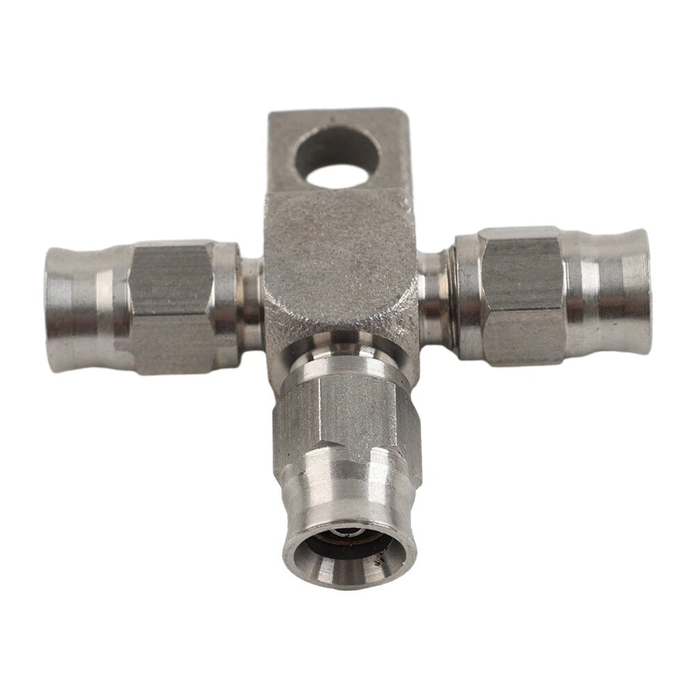 Stainless Steel Brake Hose Fittings AN3 Tee