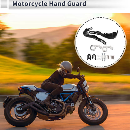 Set 1 Universal Hand Guard Knuckle Guard Protector Black for Motorcycles