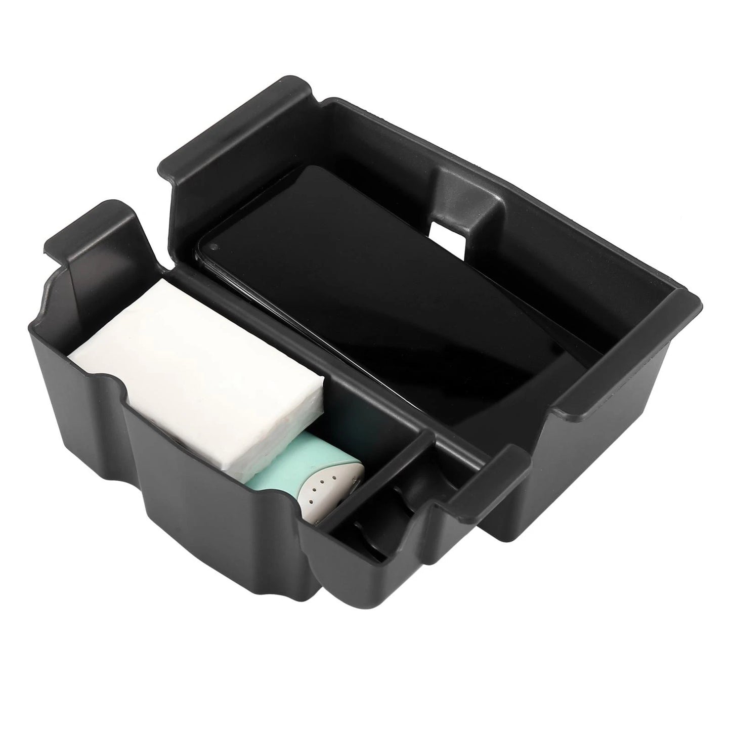 Center Console Organizer Armrest Box Insert Tray for Jeep Wrangler (2018-2021)